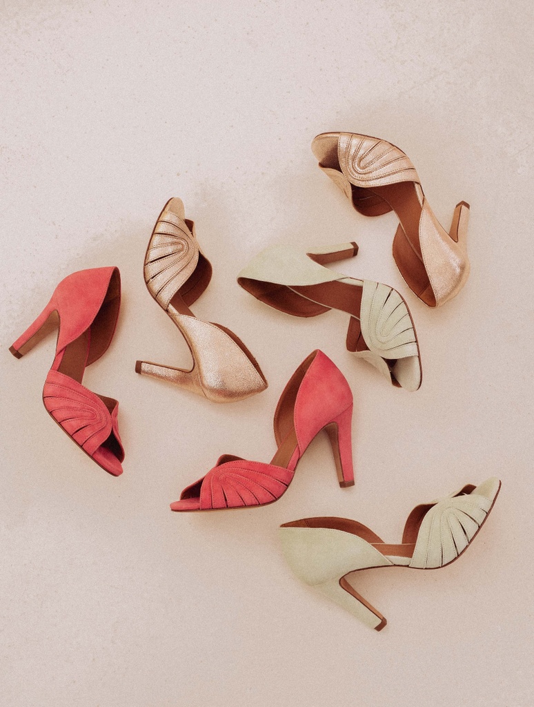 Sandalias de Tacón : Paloma - Miami Pink