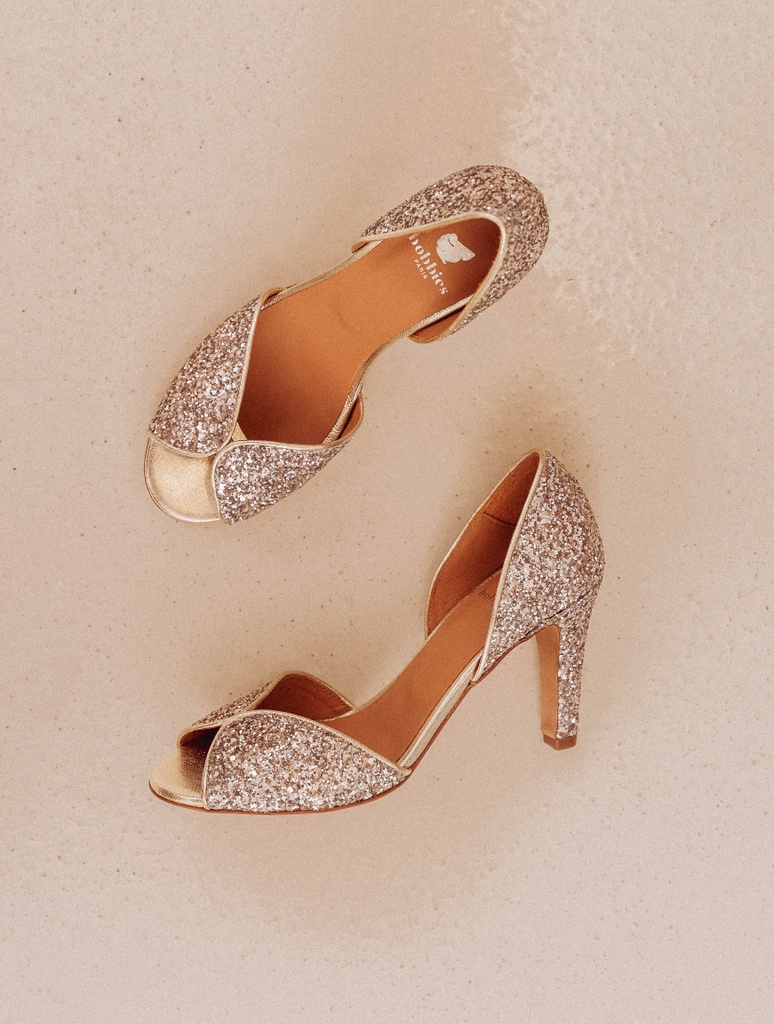 Sandalias de Tacón : Samba - Golden Rain