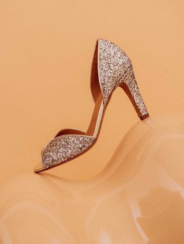 Sandalias de Tacón : Samba - Golden Rain