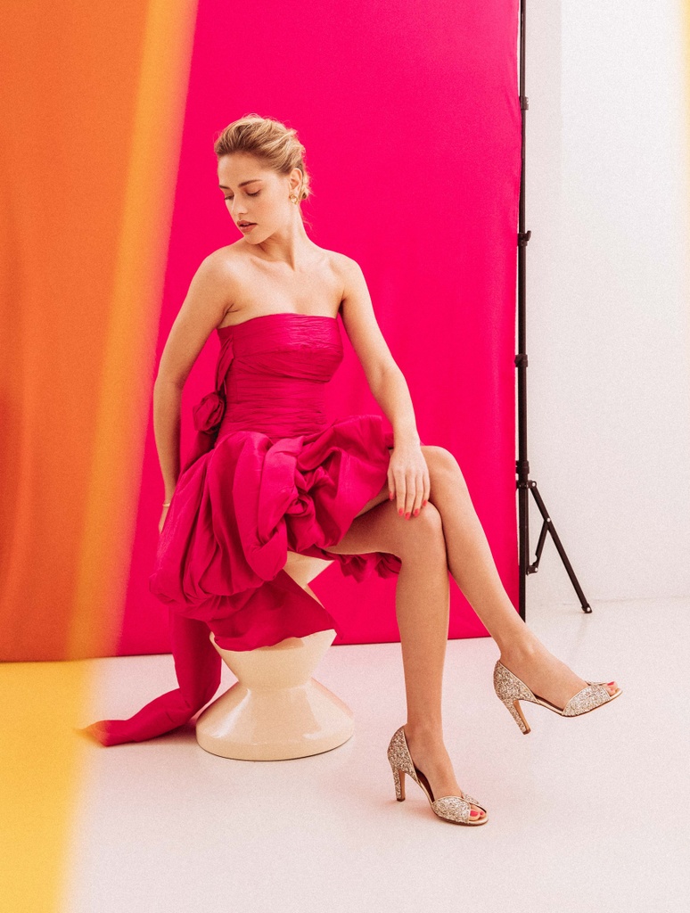 Sandalias de Tacón : Samba - Golden Rain