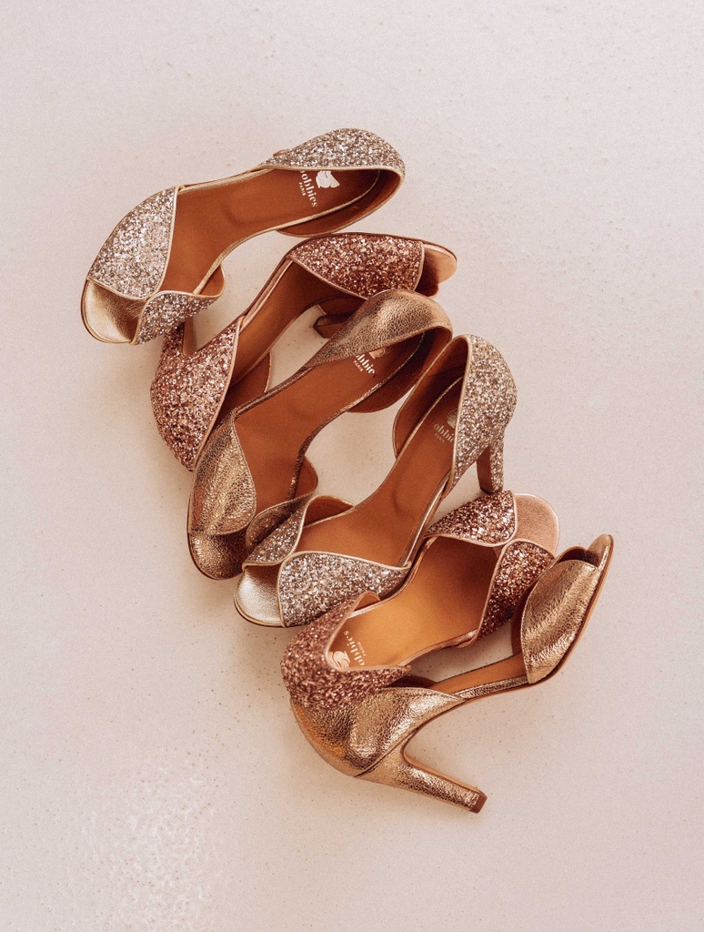 Sandalias de Tacón : Samba - Golden Rain