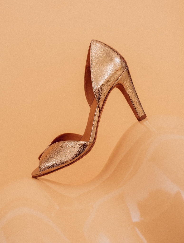 Sandalias de Tacón : Samba - Sepia Gold