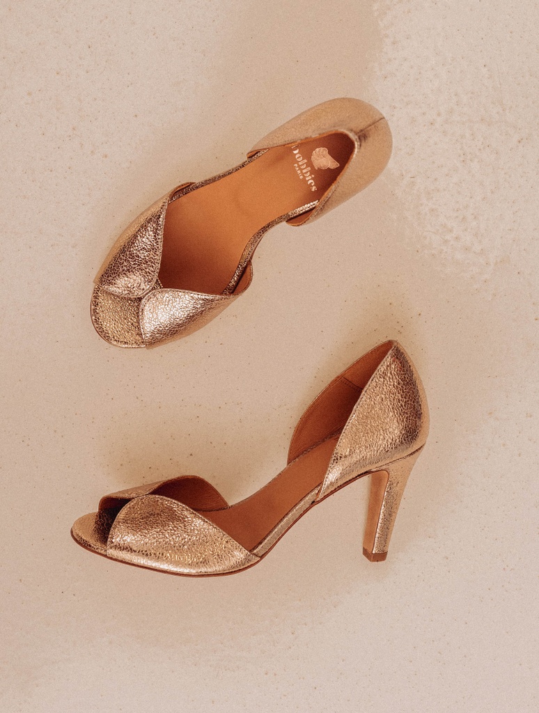 Sandalias de Tacón : Samba - Sepia Gold