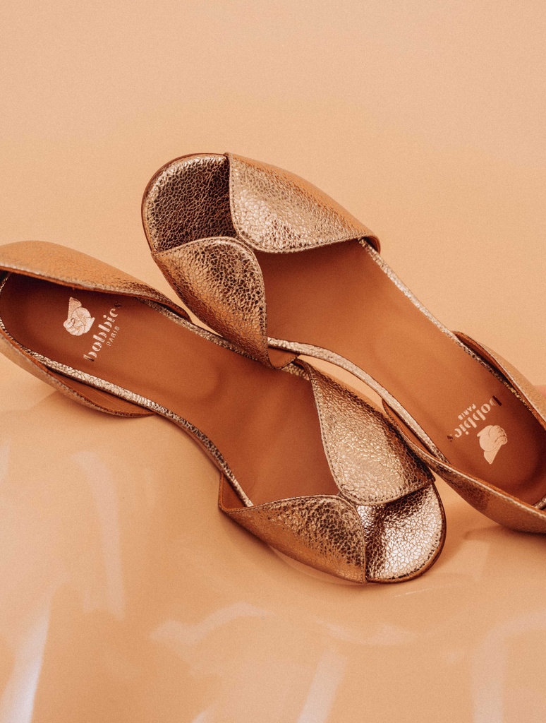 Sandalias de Tacón : Samba - Sepia Gold