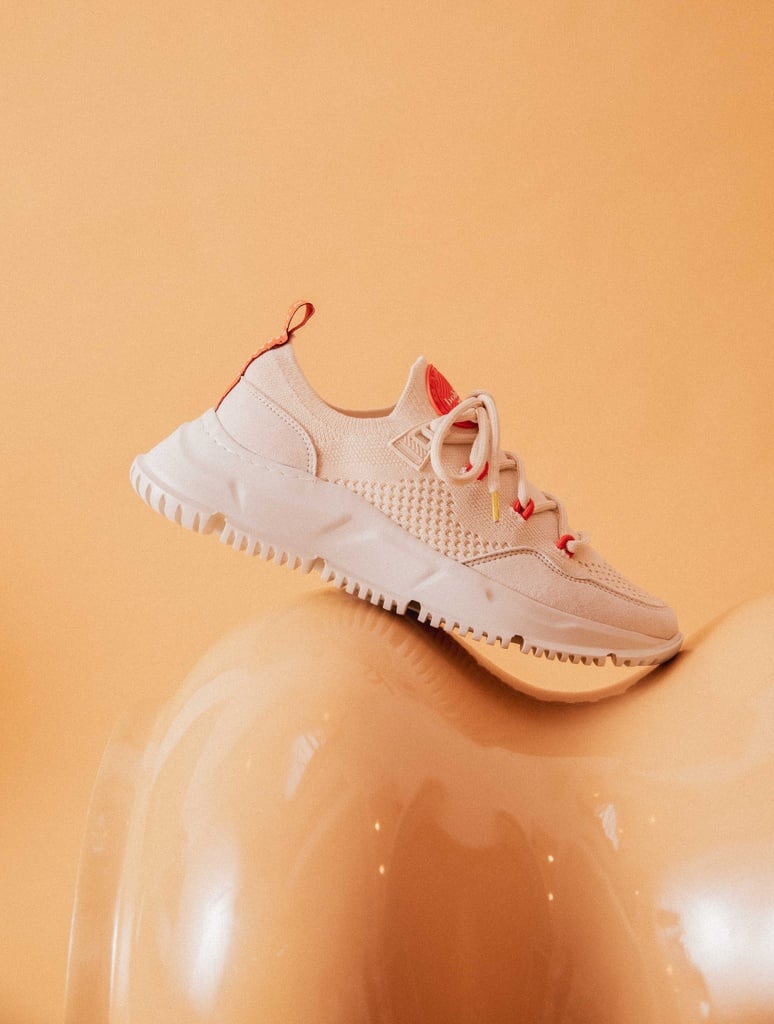 Sneakers : Sakura - Ecru & Mandarin