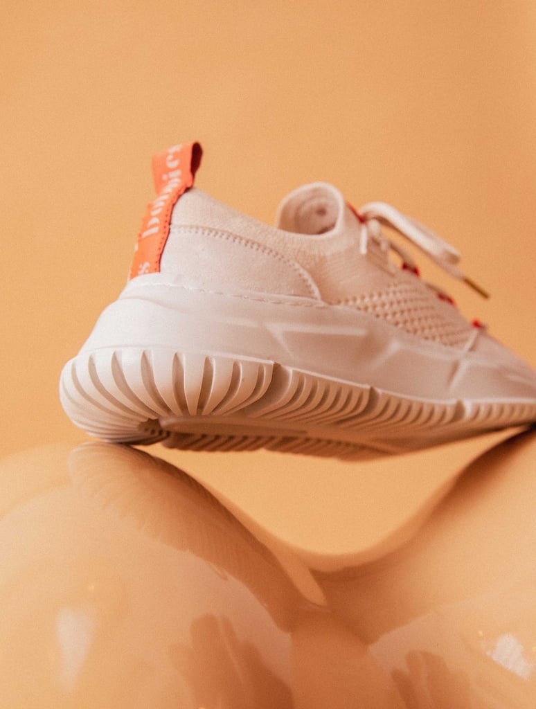 Sneakers : Sakura - Ecru & Mandarin