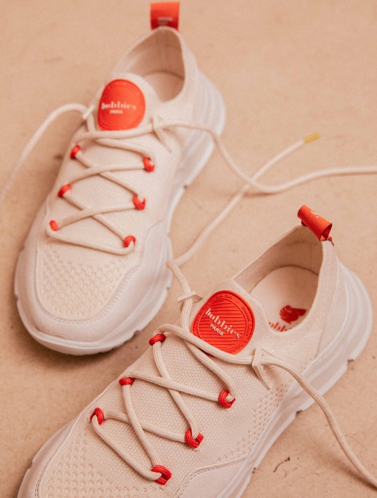 Sneakers : Sakura - Ecru & Mandarin