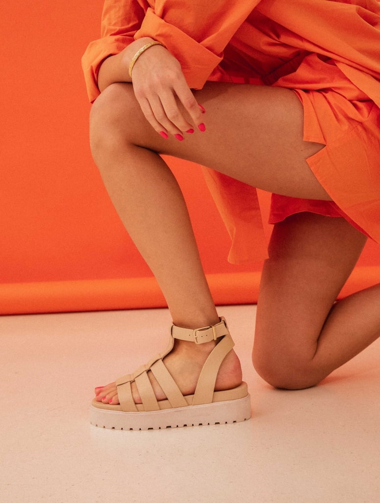 Sandalias Planas : Sam - Beige