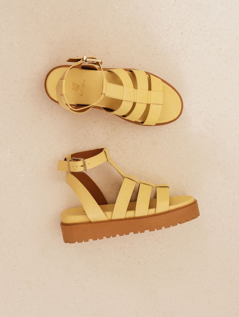 Sandalias Planas : Sam - Lemon Curd