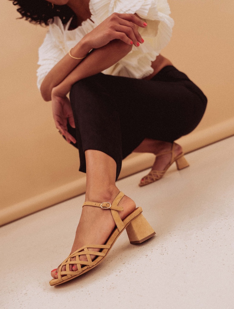 Sandalen mit Absatz : Damen Sandalen mit Absatz | Salma Orientsand | Bobbies