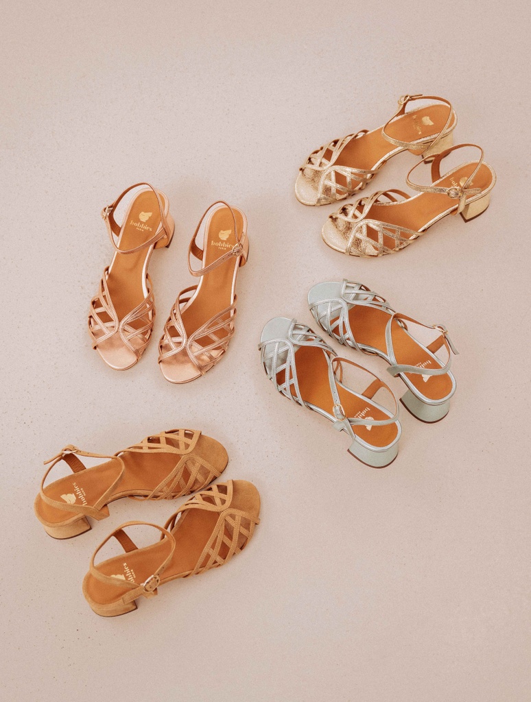 Sandalen mit Absatz : Damen Sandalen mit Absatz | Salma Orientsand | Bobbies