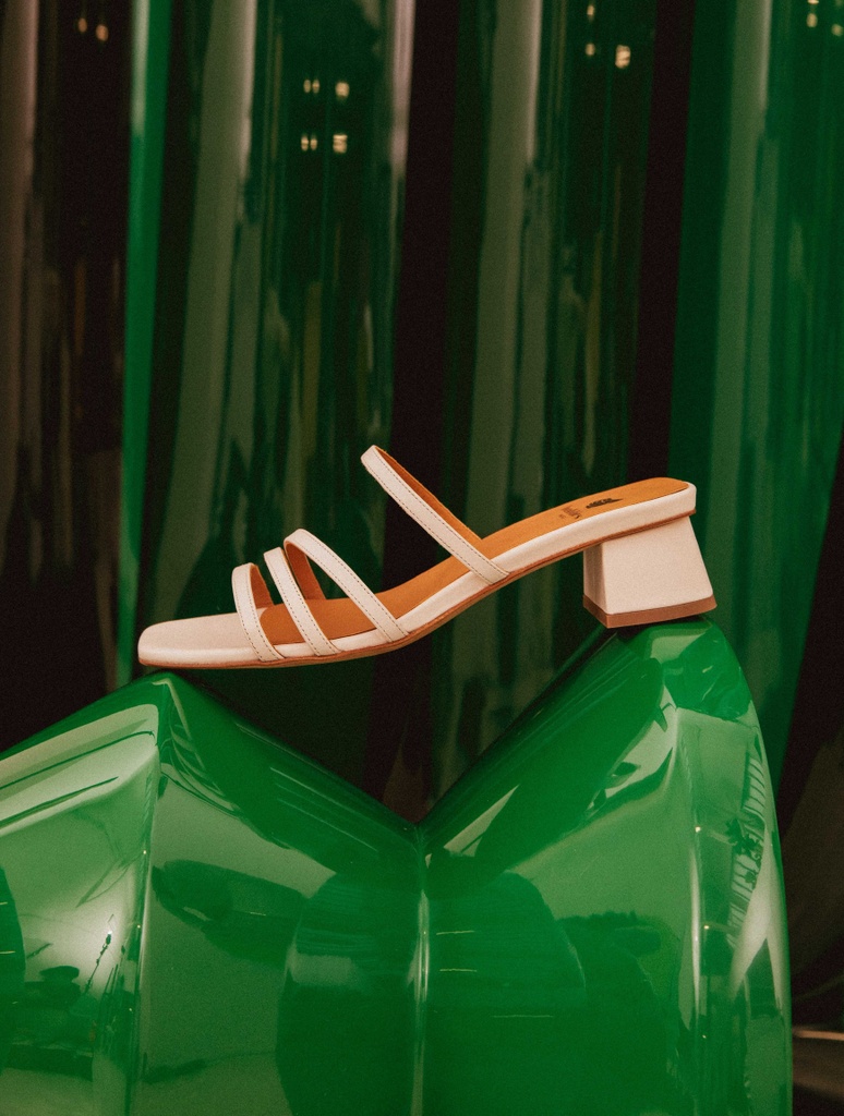 Heeled Sandals : Sonja - Off White