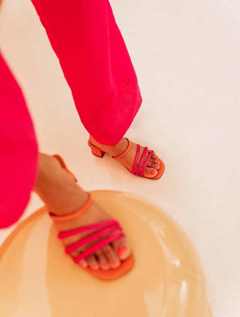 Sandales à Talons : Sonja - Sunrise & Hot Pink