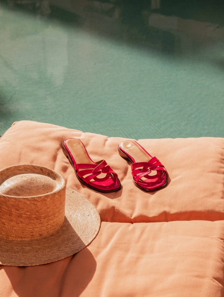 Sandales Plates : Thaïs - Iced Fuchsia