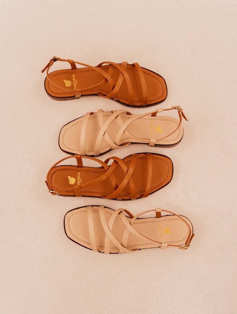 Sandalias Planas : Thalya - Beige