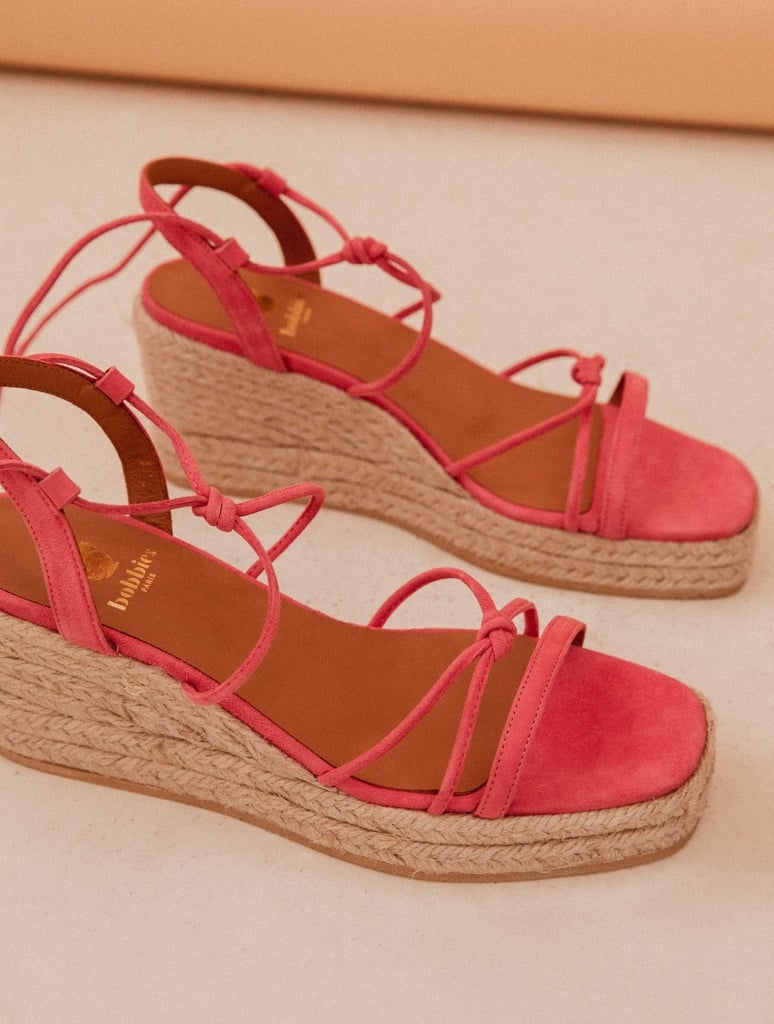 Alpargatas con cuña : Thalie - Miami Pink