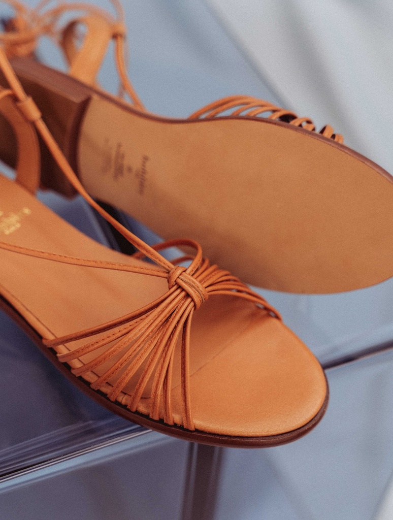 Sandales Plates : Tina - Summer Camel