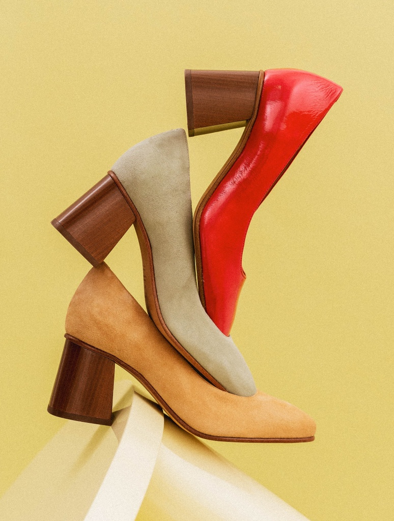 Sandalen mit Absatz : Zoé - Iced Fuchsia