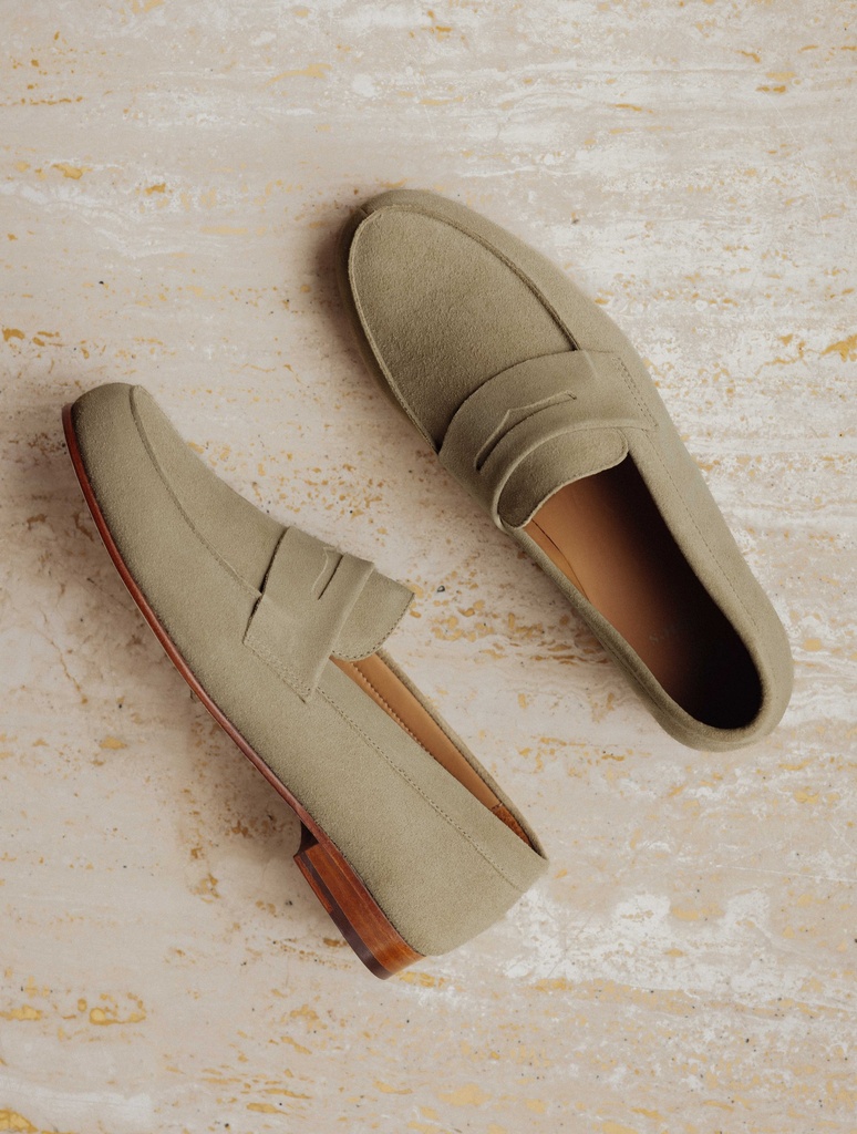 Mokassins : Stanley - Grege Green