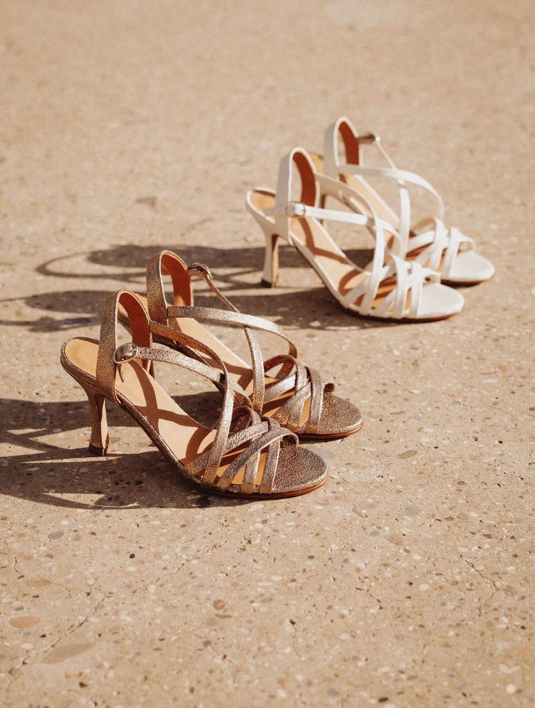 Heeled Sandals : Aïka - Milk
