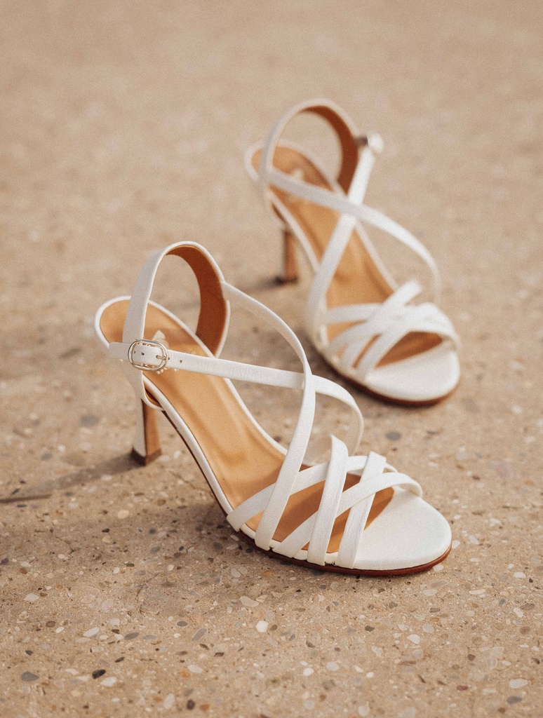 Heeled Sandals : Aïka - Milk