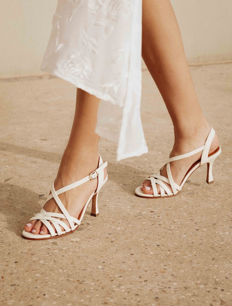 Heeled Sandals : Aïka - Milk