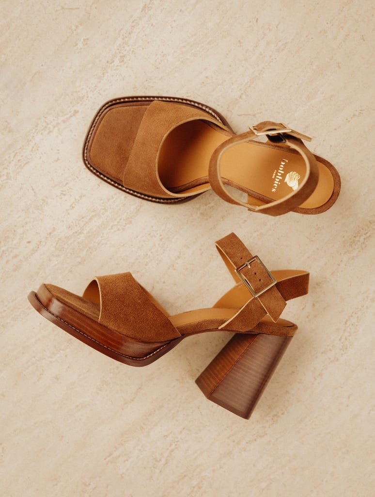 Heeled Sandals : Anita - Squirrel