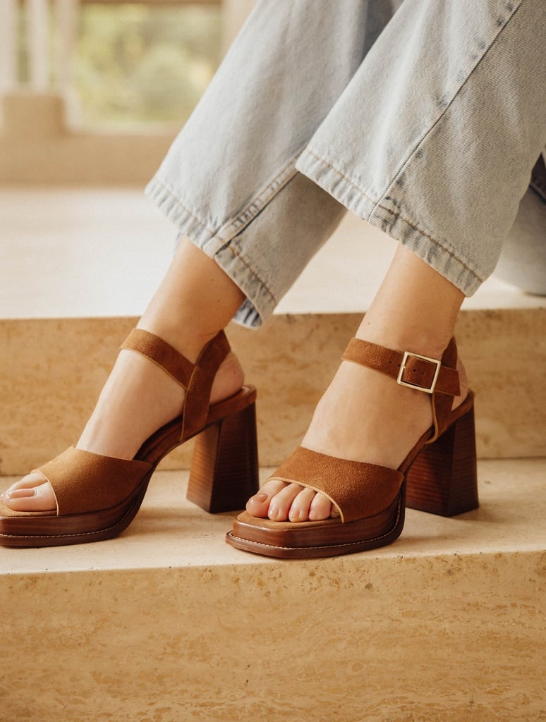 Heeled Sandals : Anita - Squirrel