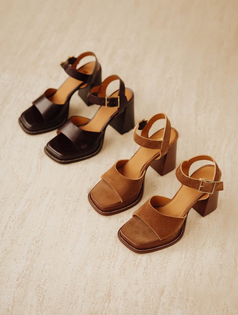 Heeled Sandals : Anita - Squirrel