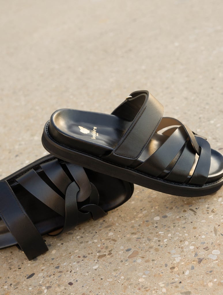 Sandales Plates : Atlas - Passion Black