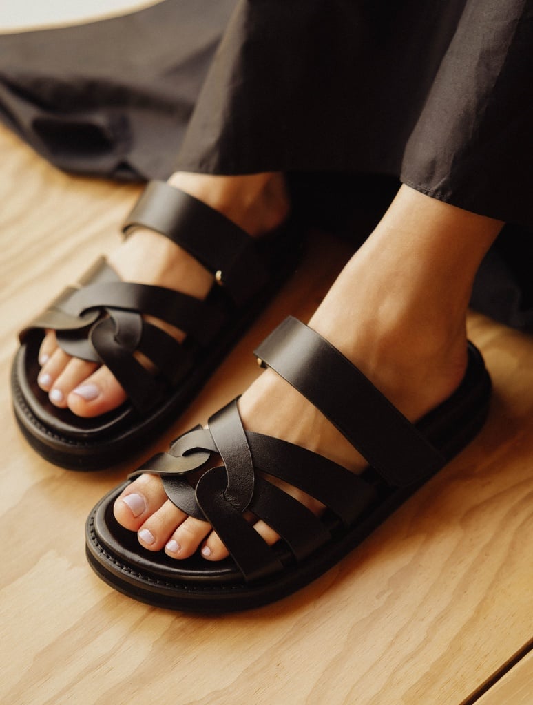 Sandales Plates : Atlas - Passion Black