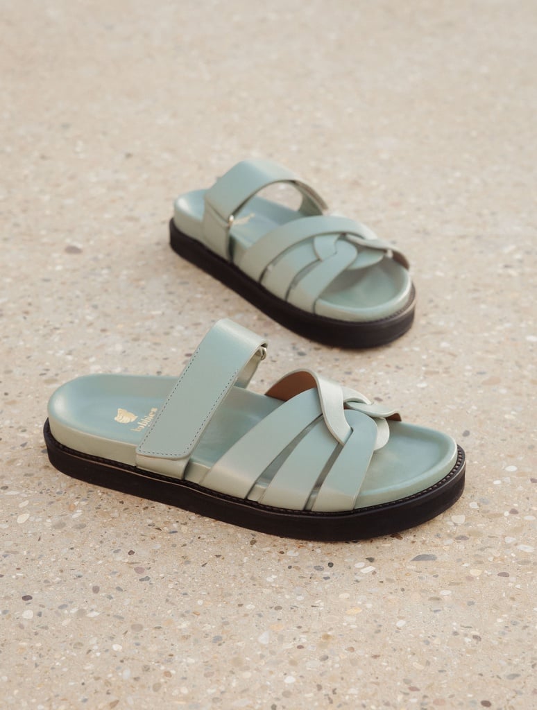 Flat Sandals : Atlas - Grey Green