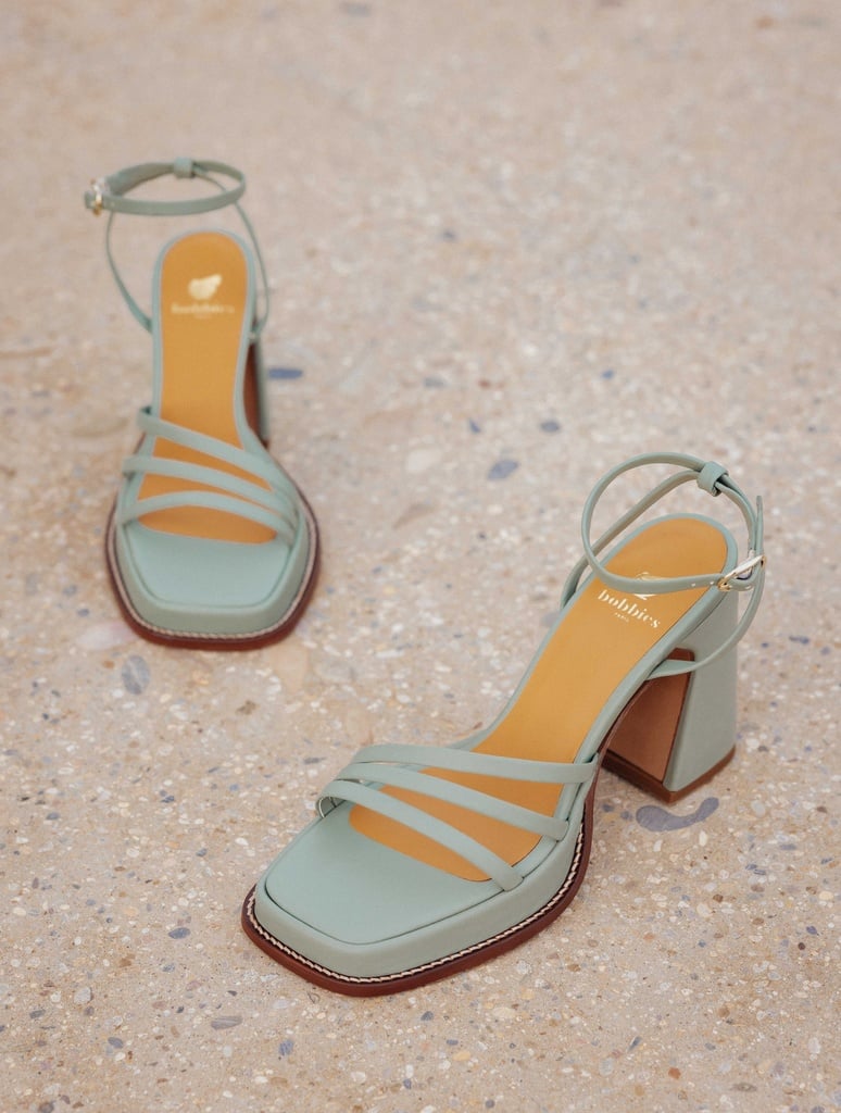 Sandales à Talons : Bella - Grey Green