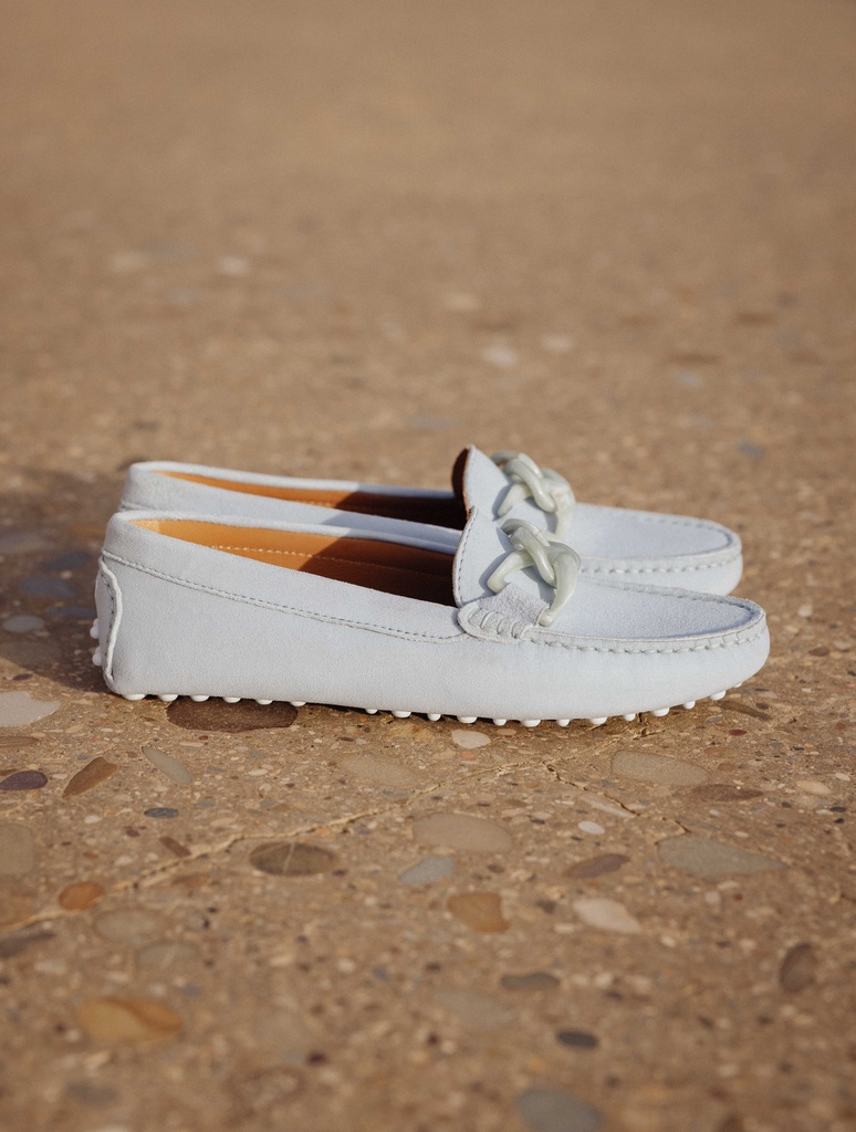 Mokassins & Derbys : Britt - Baby Blue