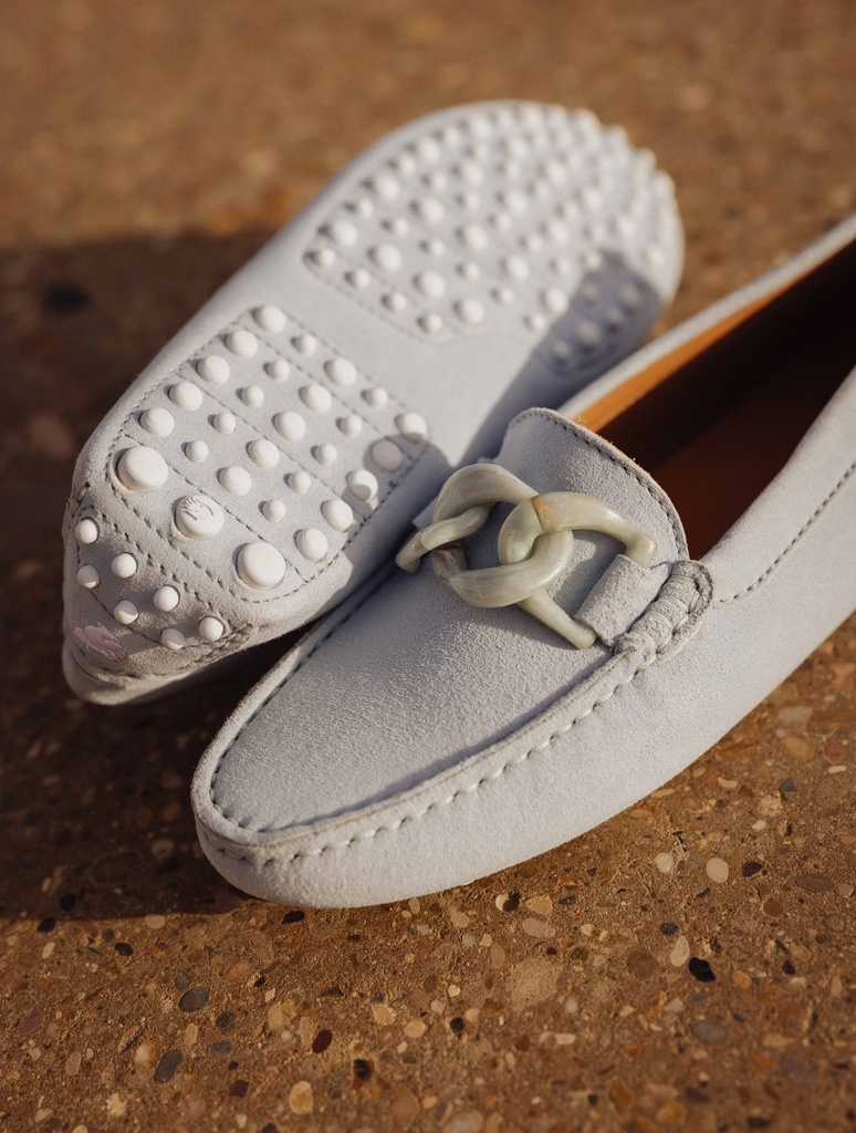 Mokassins & Derbys : Britt - Baby Blue