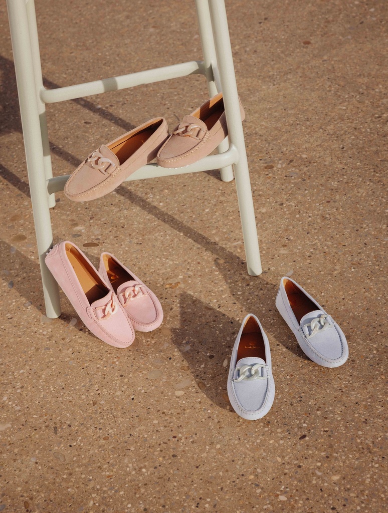 Mokassins & Derbys : Britt - Powder Pink
