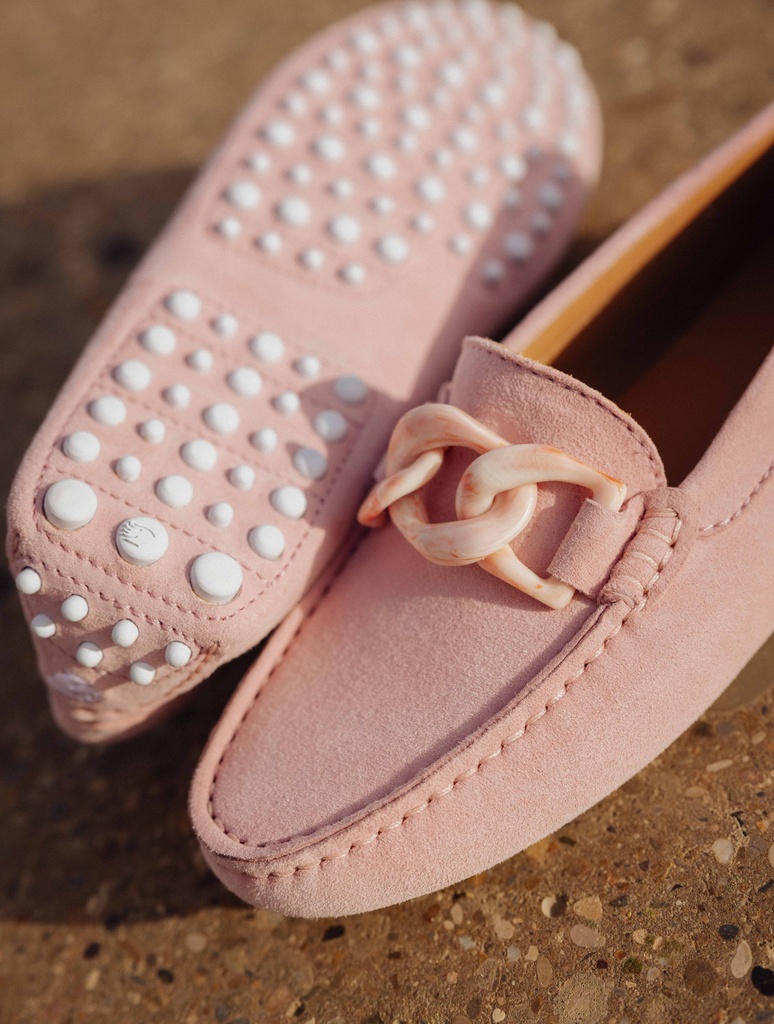 Mokassins & Derbys : Britt - Powder Pink