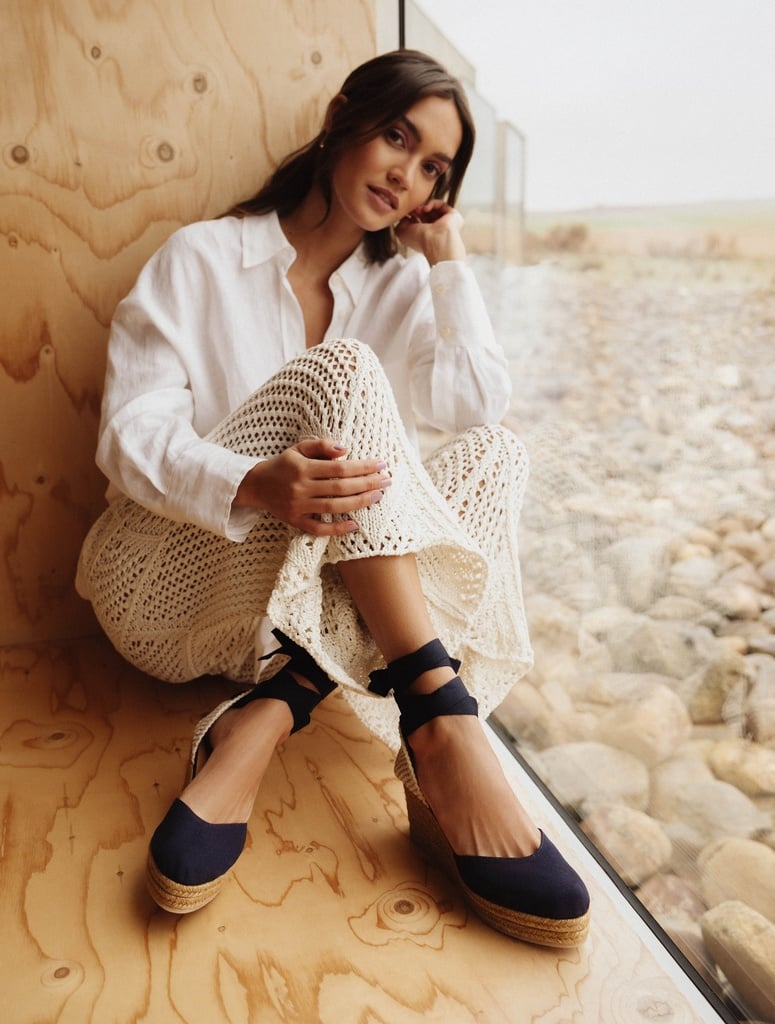 Alpargatas con cuña : Camila - Navy Blue