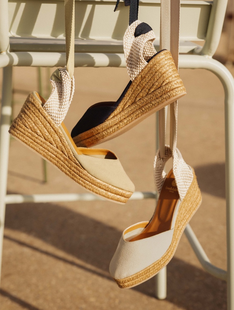 Alpargatas con cuña : Camila - Toledo Linen