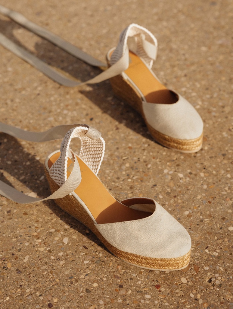 Alpargatas con cuña : Camila - Toledo Linen