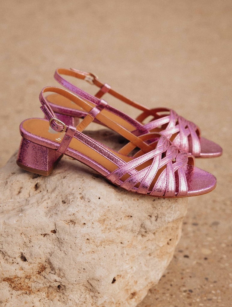 Heeled Sandals : Cara - Party Pink