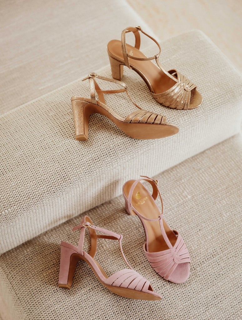 Sandalen mit Absatz : Daisy - Dusty Pink