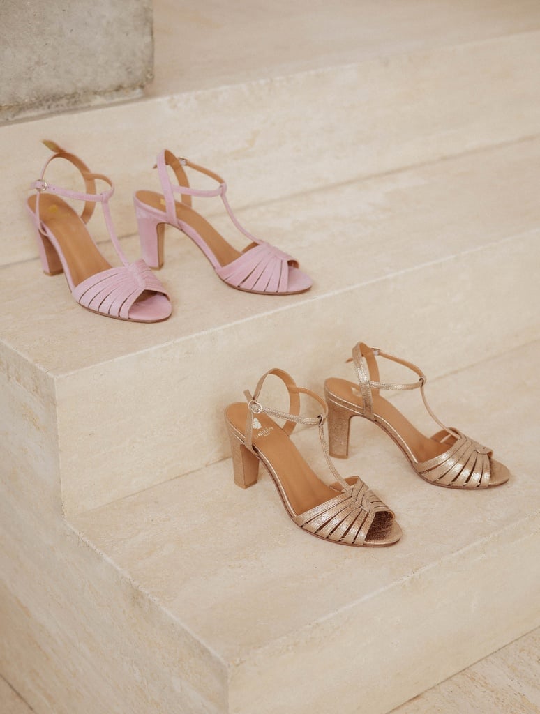 Sandalen mit Absatz : Daisy - Sepia Gold