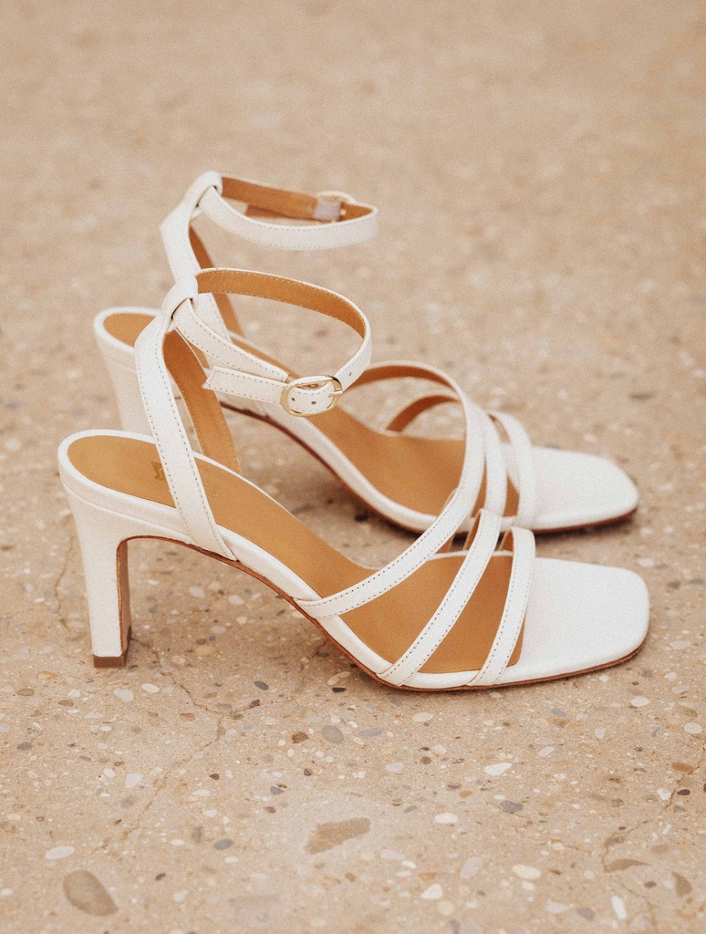 Sandales à Talons : Davina - Milk