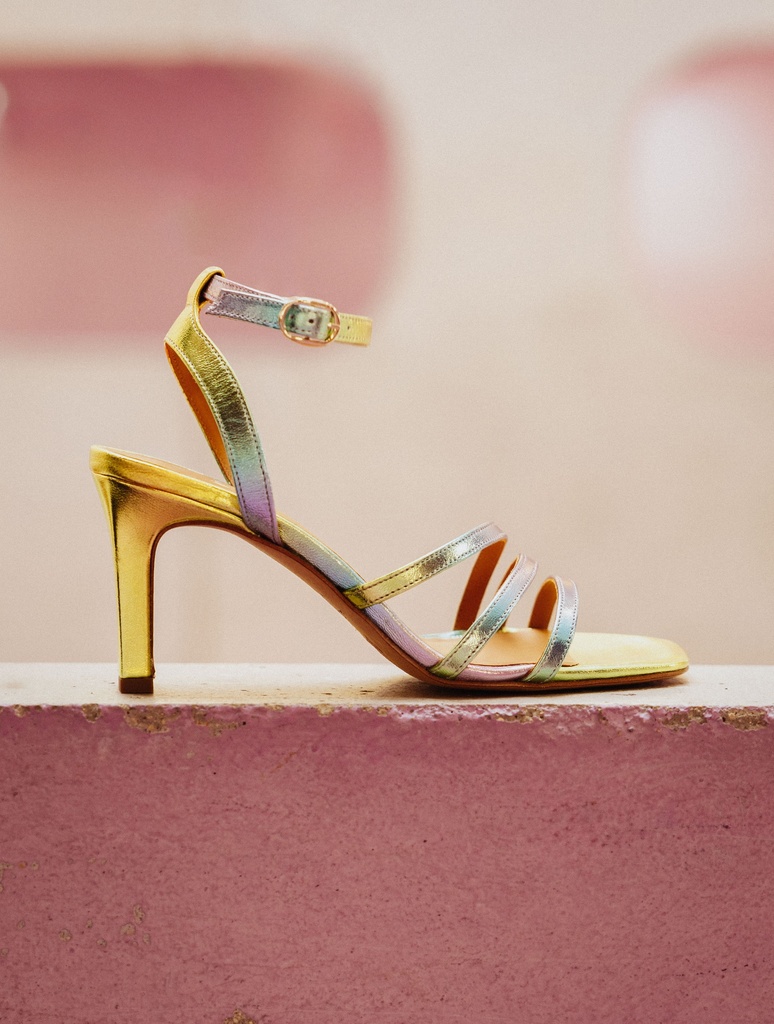 Sandales à Talons : Davina - Acid Rainbow