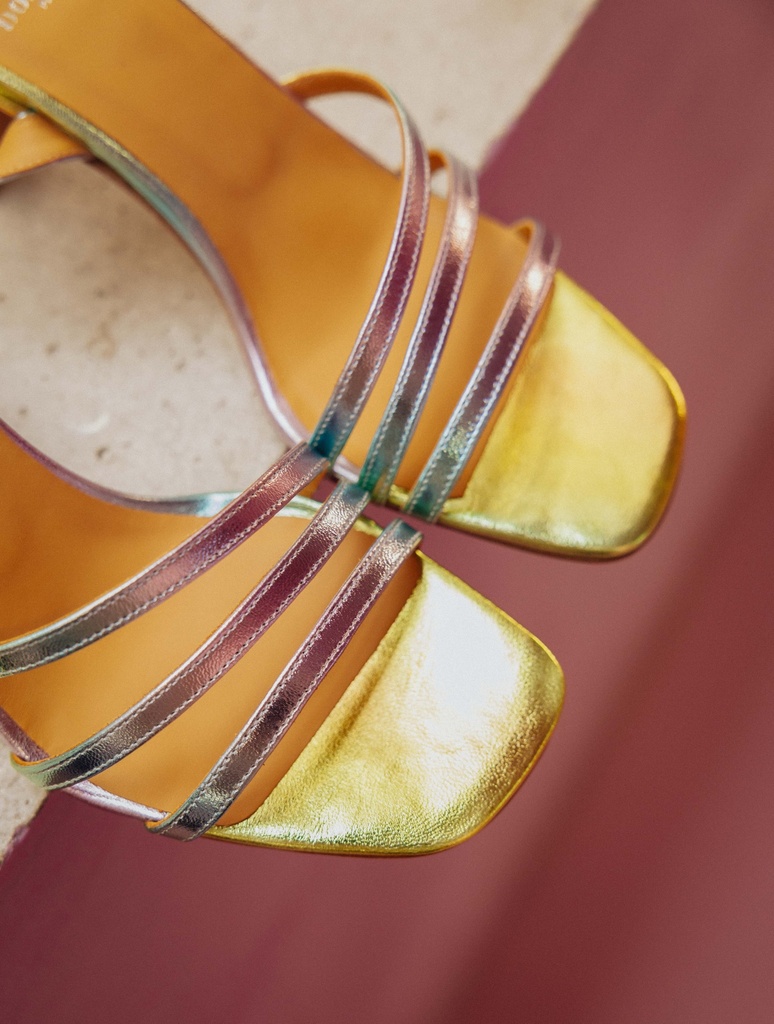 Sandales à Talons : Davina - Acid Rainbow