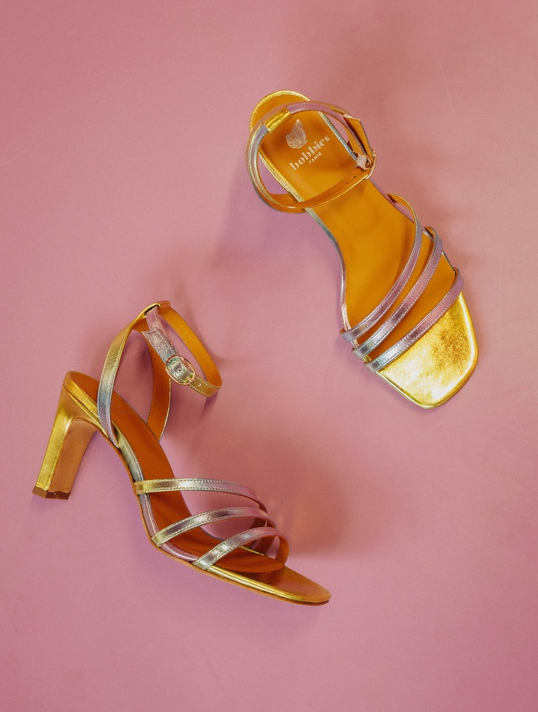 Sandales à Talons : Davina - Acid Rainbow