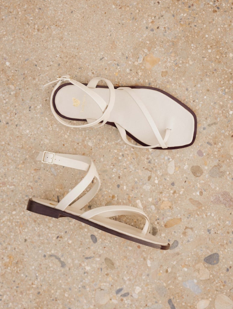 Flache Sandalen : Drew - Beige