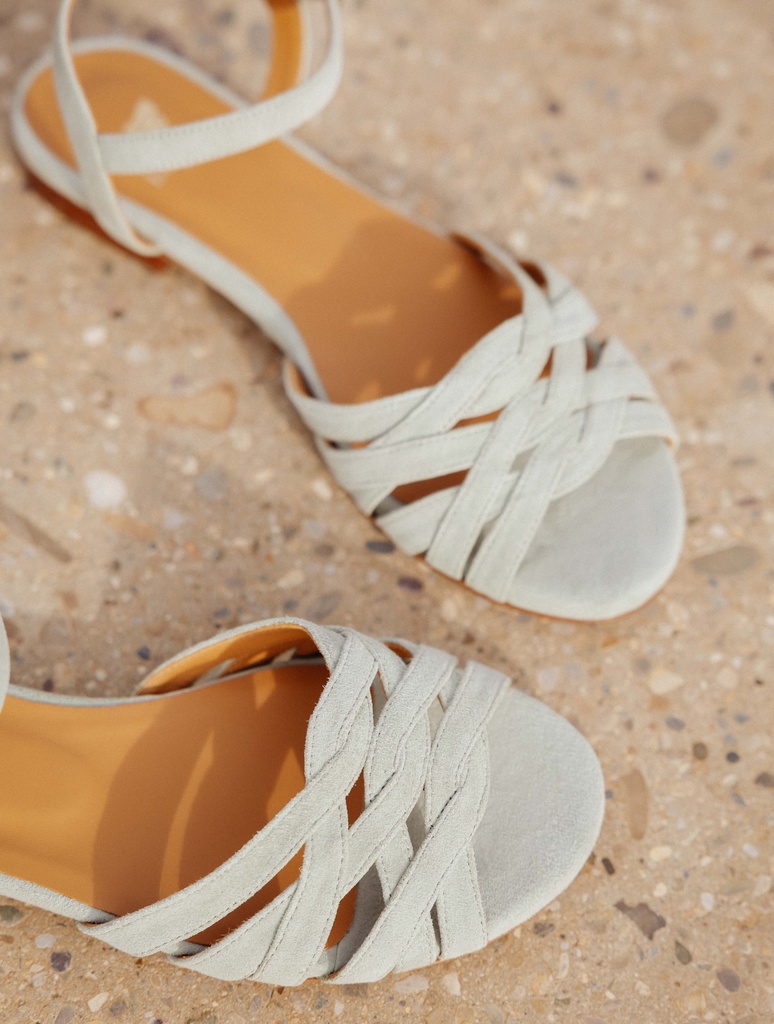 Flat Sandals : Ellis - Soft Sage