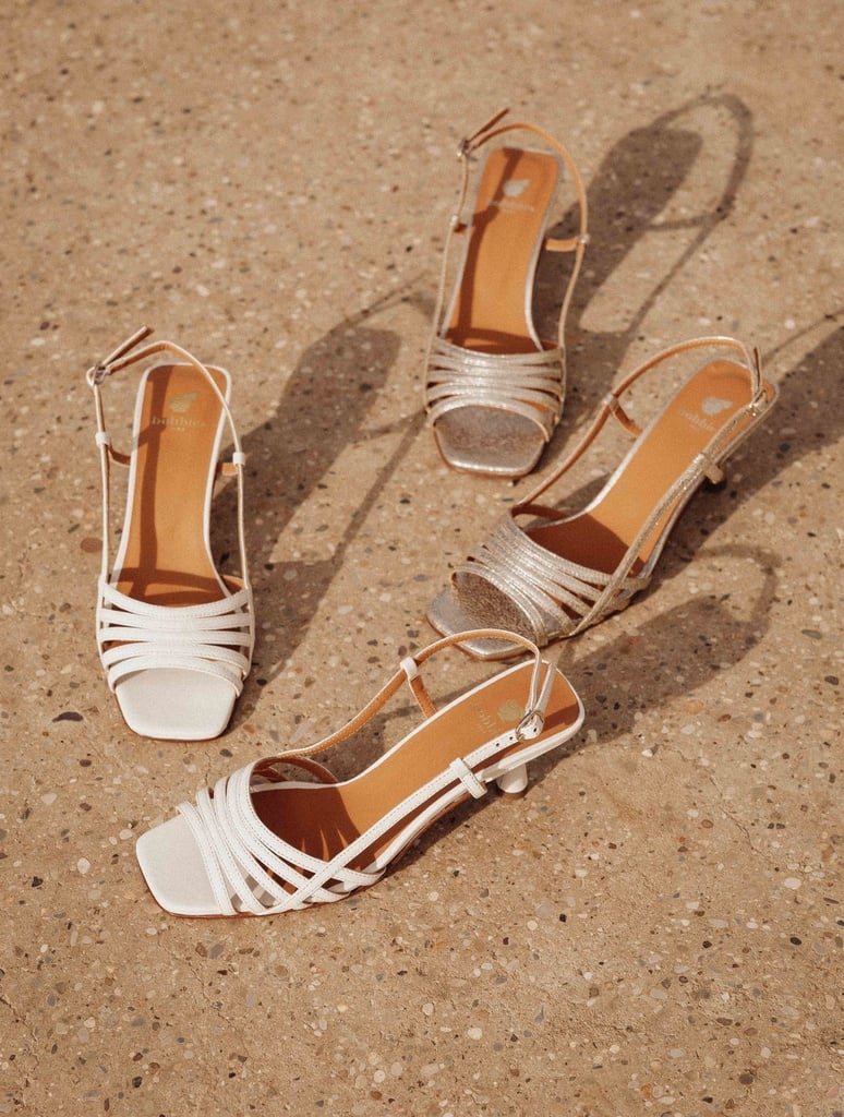 Heeled Sandals : Ève - Champagne Gold